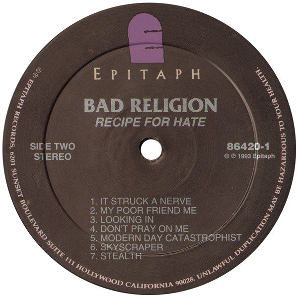 Recipe For Hate