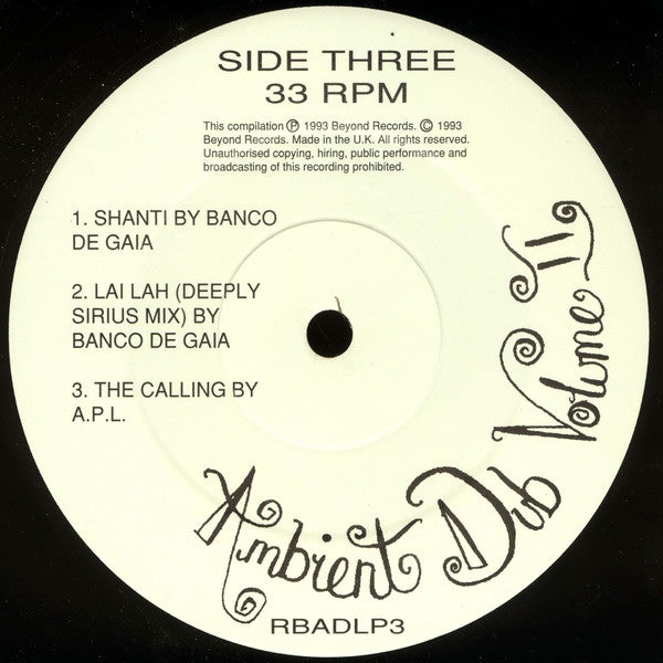 Ambient Dub Volume 2. Earthjuice.