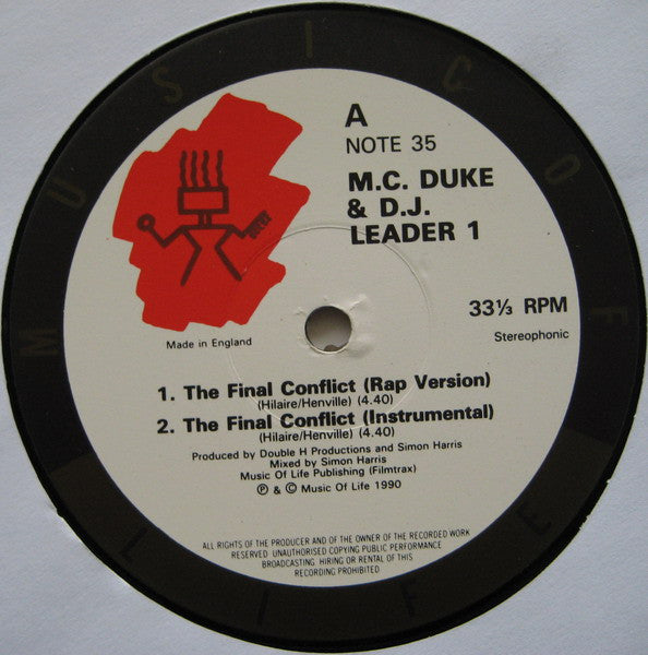 The Final Conflict / I'm Riffin' 1990 Remix