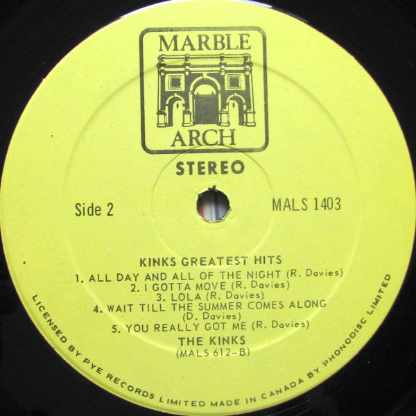 Kinks Greatest Hits