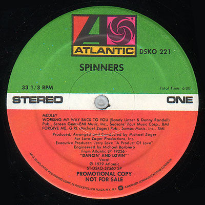 Master Release: Working My Way Back To You by Spinners
