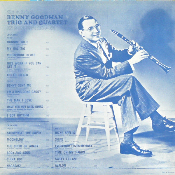 The Original Benny Goodman Trio And Quartet In Concert 1937-38