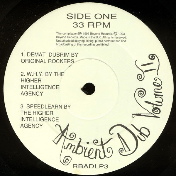 Ambient Dub Volume 2. Earthjuice.