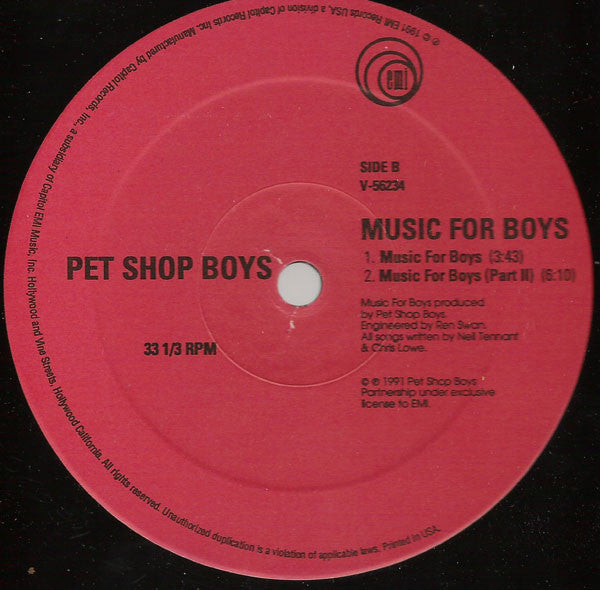 DJ Culture / Music For Boys