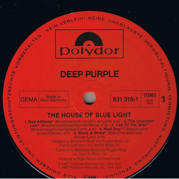 The House Of Blue Light