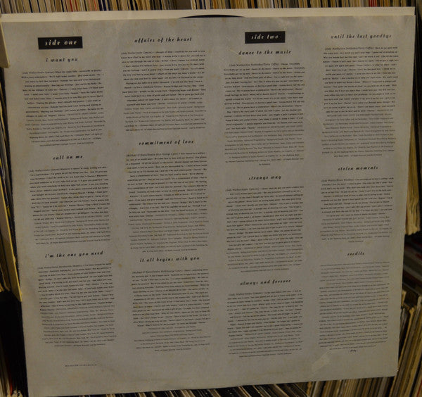 Affairs Of The Heart