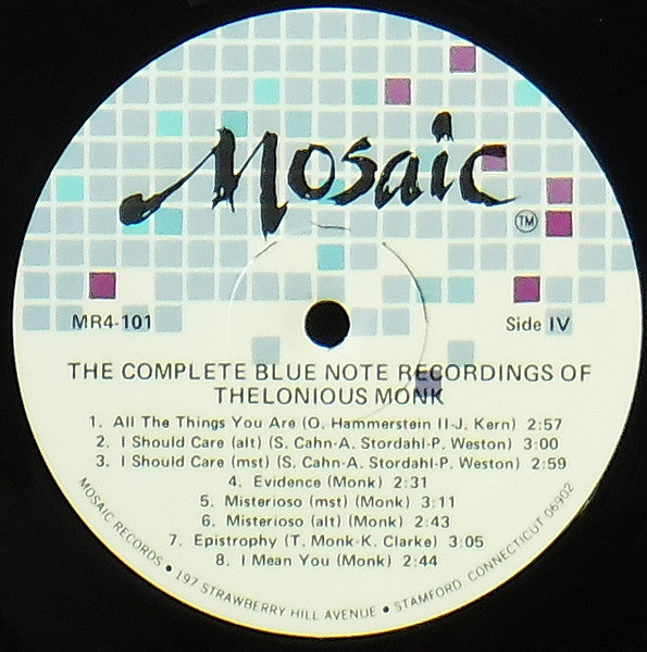 The Complete Blue Note Recordings Of Thelonious Monk