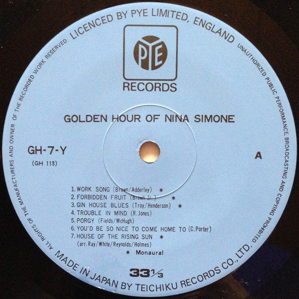 Golden Hour Of Nina Simone