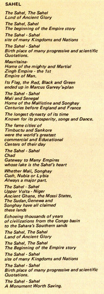 Black Survival - "The Sahel Concert" At Town Hall