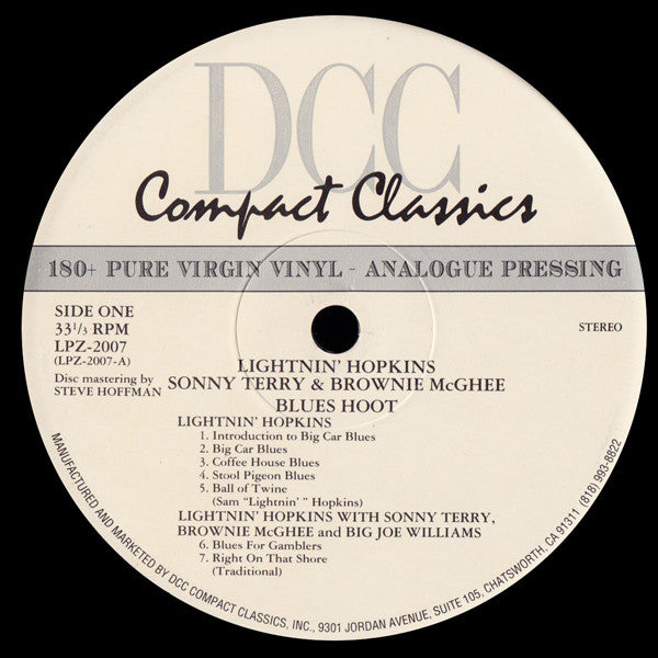 Blues Hoot Live Recording At 'The Ash Grove'