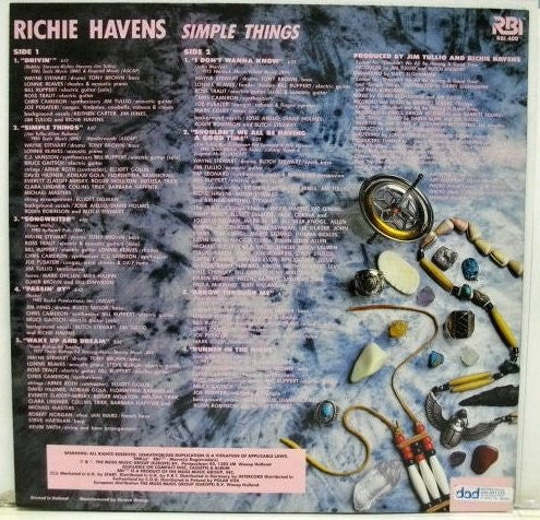 Master Release: Simple Things by Richie Havens