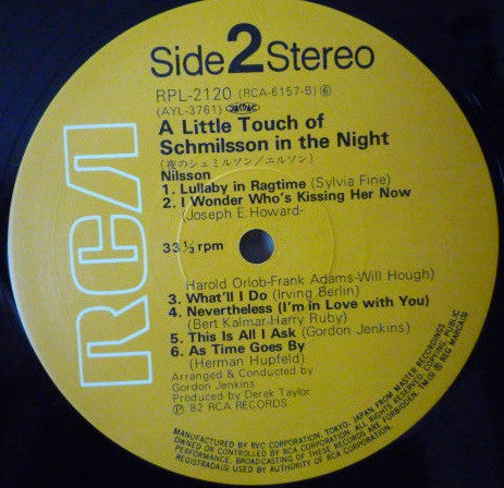 A Little Touch Of Schmilsson In The Night