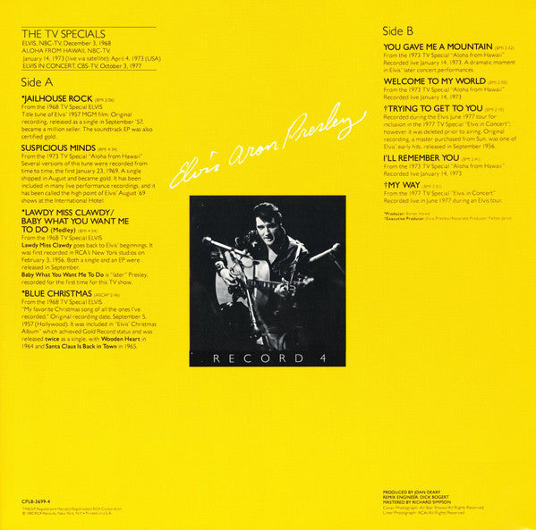 Elvis Aron Presley (1955-1980 - 25 Anniversary)