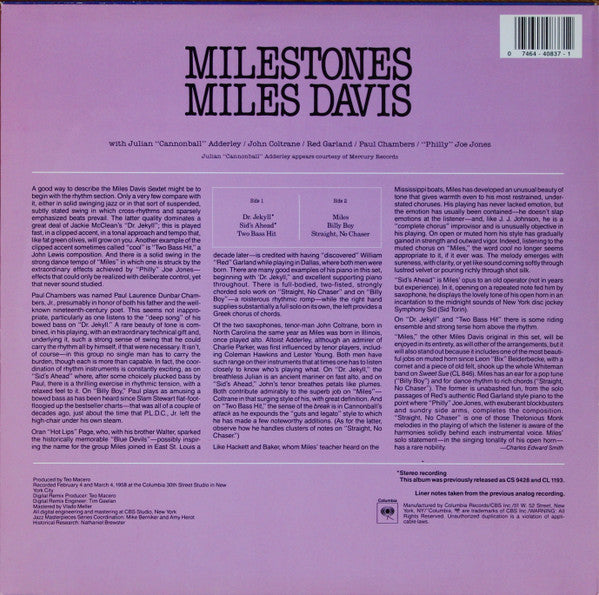 Milestones