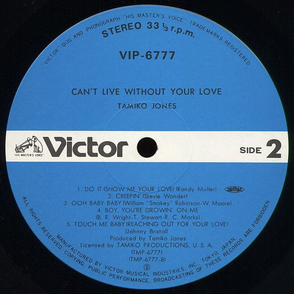 Can't Live Without Your Love