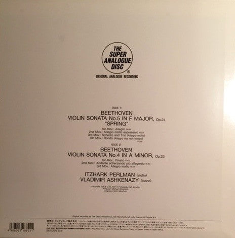 Violin Sonatas No.5 "Spring" & No.4