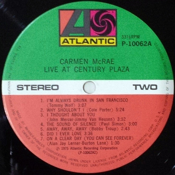 Live At Century Plaza