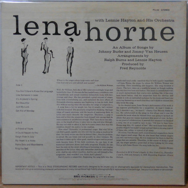 Songs By Burke And Van Heusen