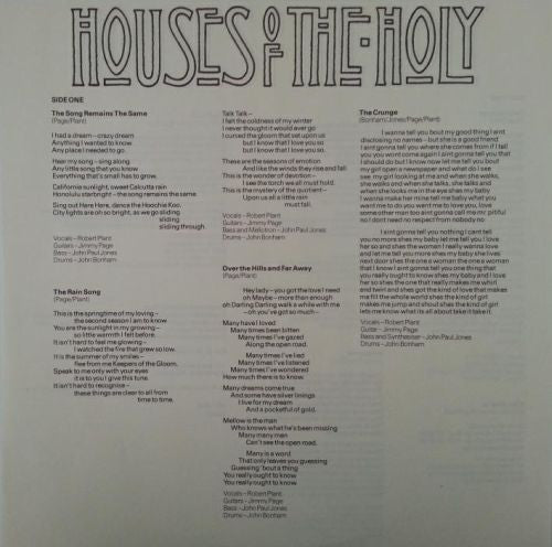 Houses Of The Holy