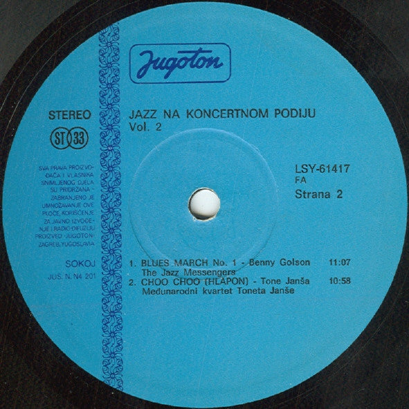 Jazz Na Koncertnom Podiju Vol. 2