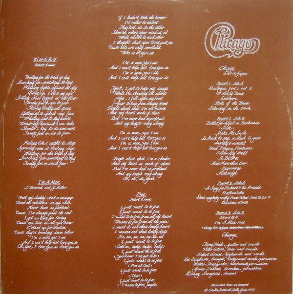 Chicago Live In Japan