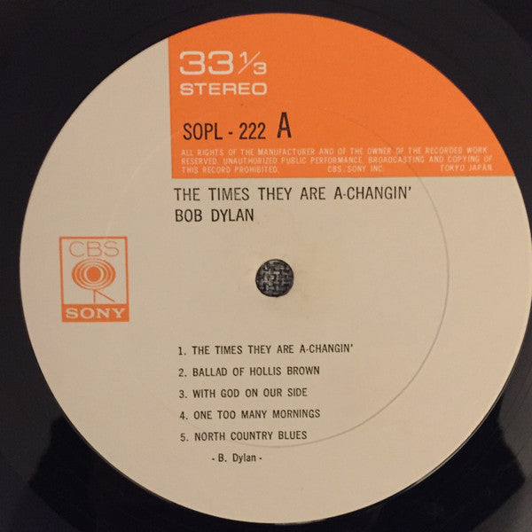 The Times They Are A-Changin'