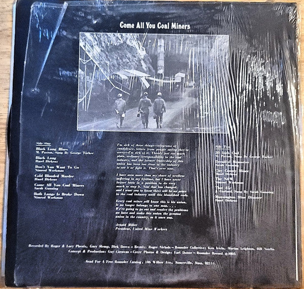 Come All You Coal Miners