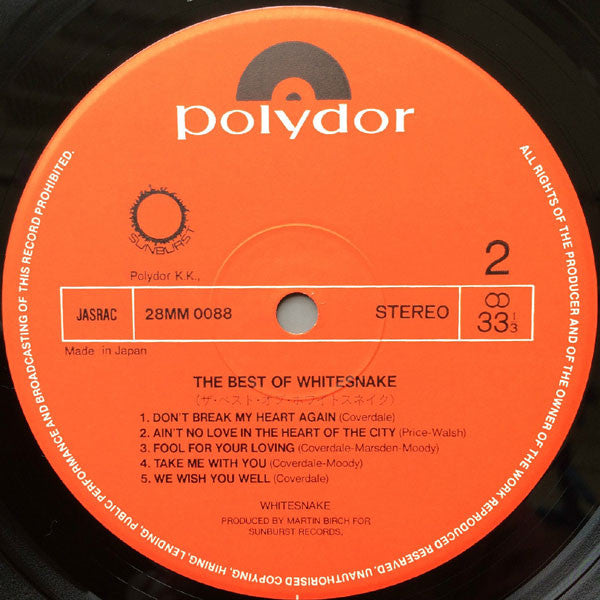 The Best Of Whitesnake