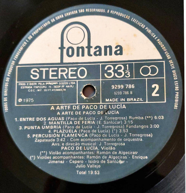 A Arte De Paco De Lucia