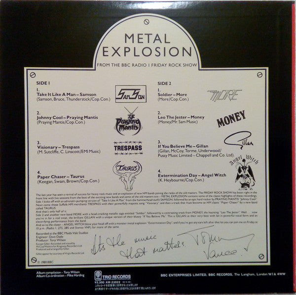 Metal Explosion From The Friday Rock Show