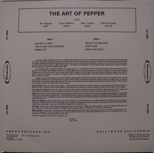 The Art Of Pepper
