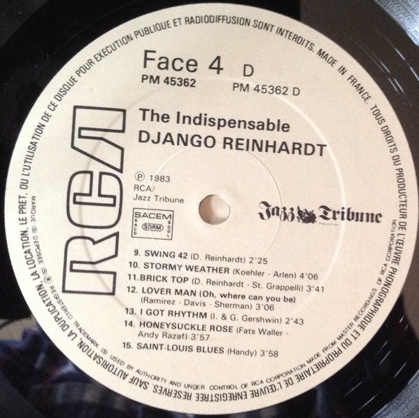 The Indispensable Django Reinhardt (1949-1950)
