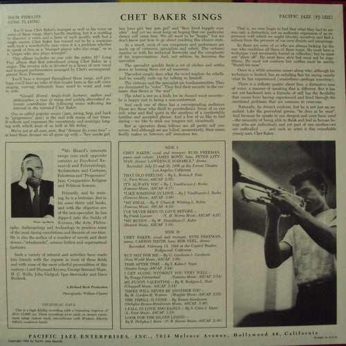 Chet Baker Sings