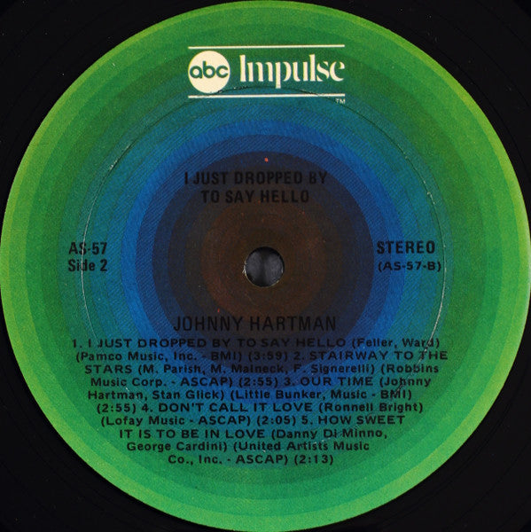 I Just Dropped By To Say Hello