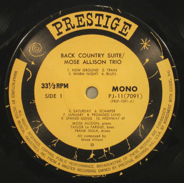 Back Country Suite For Piano, Bass And Drums