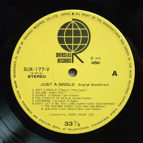 Just A Gigolo - The Original Soundtrack