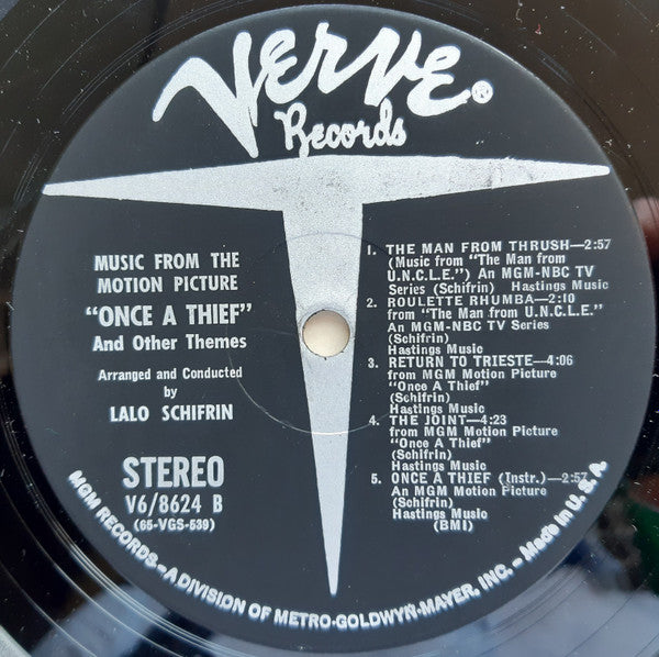 Music From The Motion Picture "Once A Thief" And Other Themes