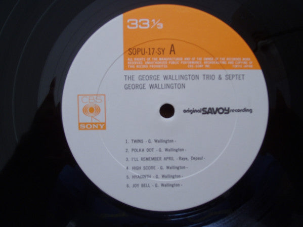 The George Wallington Trio