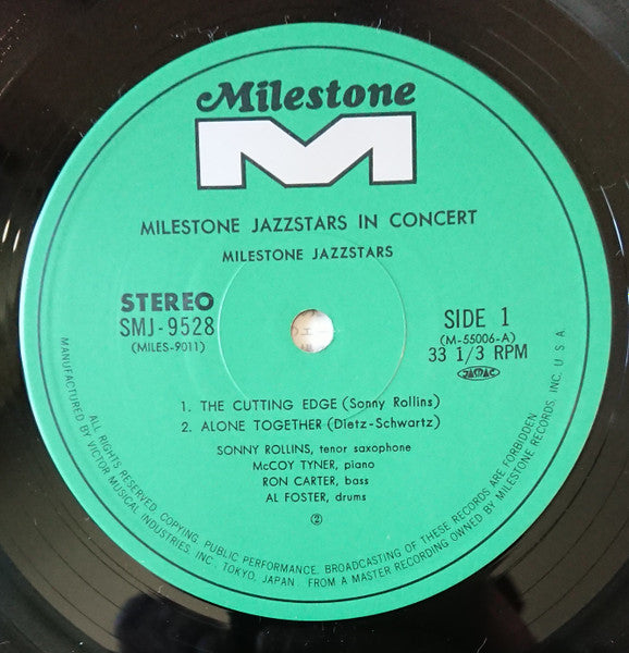 Milestone Jazzstars In Concert