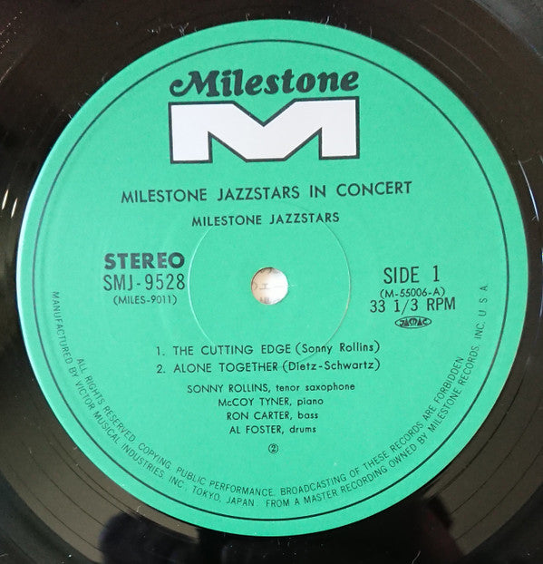 Milestone Jazzstars In Concert