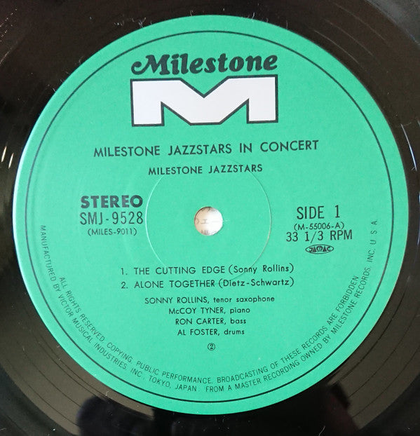 Milestone Jazzstars In Concert