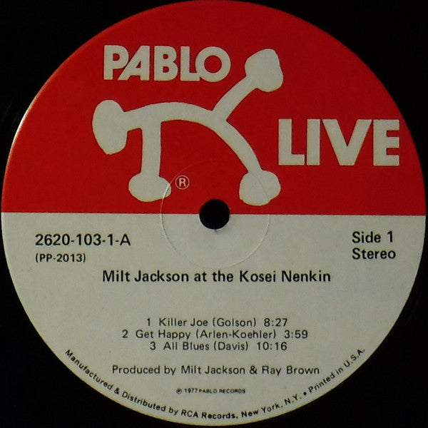 Milt Jackson At The Kosei Nenkin