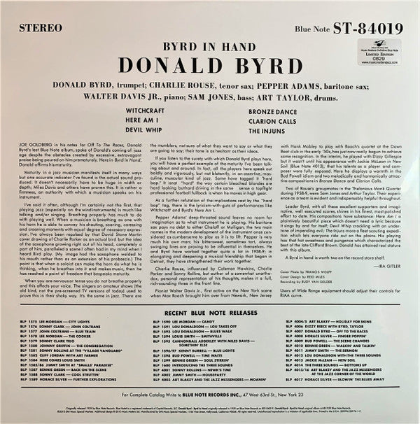 Byrd In Hand