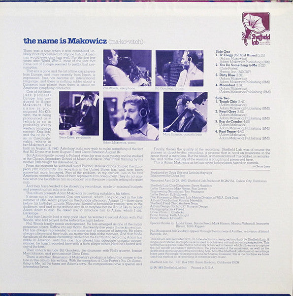 The Name Is Makowicz (Ma-kó-vitch)