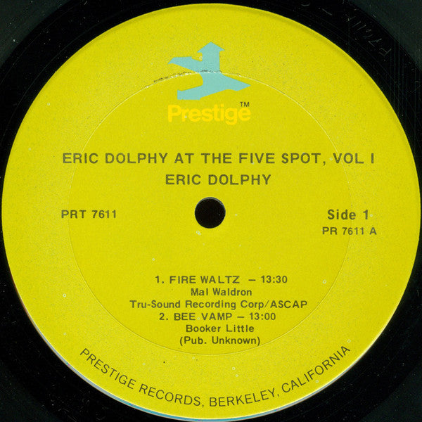 At The Five Spot, Vol. 1