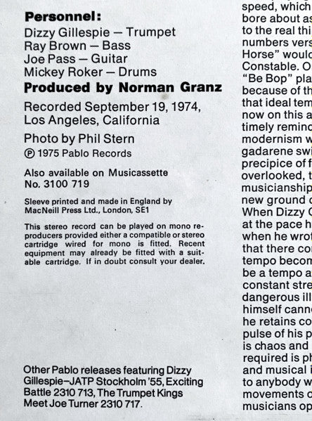 Dizzy Gillespie's Big 4