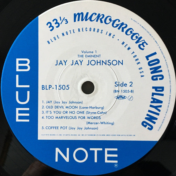 The Eminent Jay Jay Johnson Volume 1