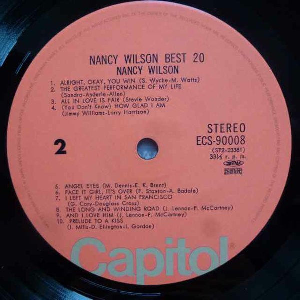 Nancy Wilson Best 20