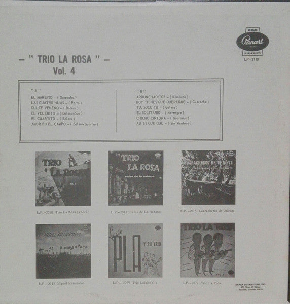 Master Release: Trio La Rosa Vol.4 by Trio La Rosa
