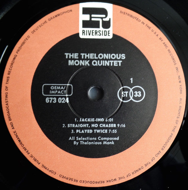 The Thelonious Monk Quintet